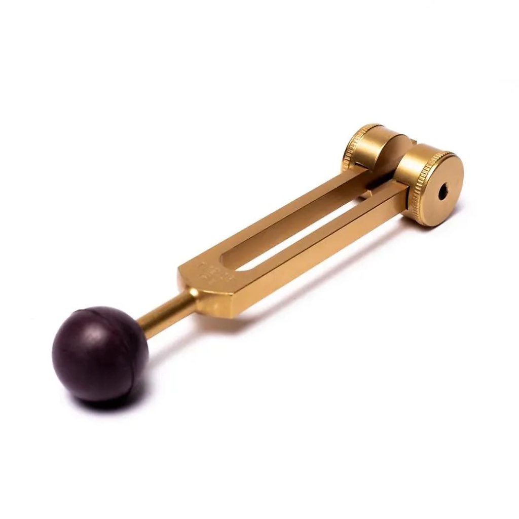 Diapason 7ème Chakra couleur or | 8cm