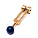 Diapason 6ème Chakra couleur or | 9.8cm