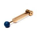 Diapason 5ème Chakra couleur or | 10cm