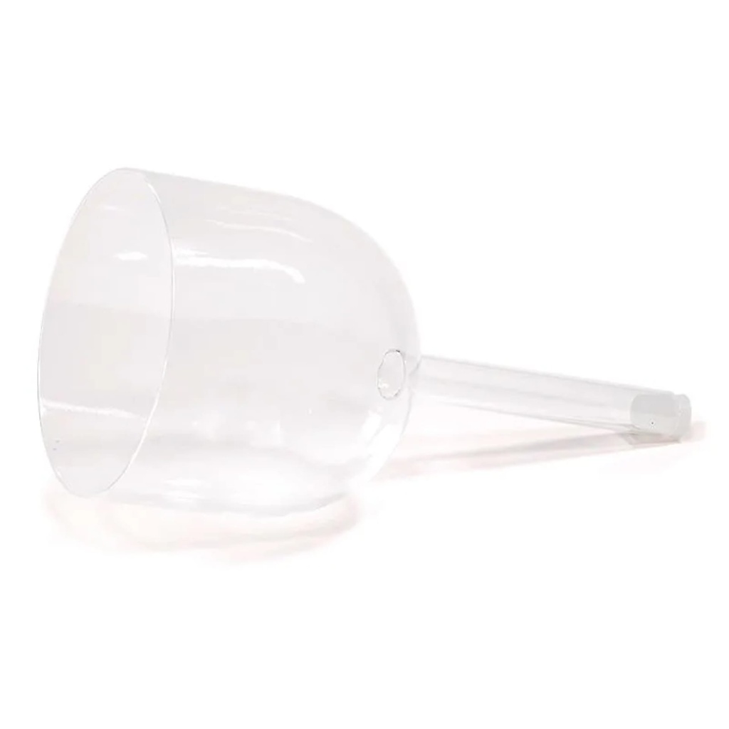 Bol chantant cristal transparent manche DO +housse | 20 cm
