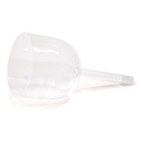 Bol chantant cristal transparent manche DO +housse | 20 cm