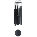 Carillon à vent 'Pure sound' gamme musicale noire | 95 cm