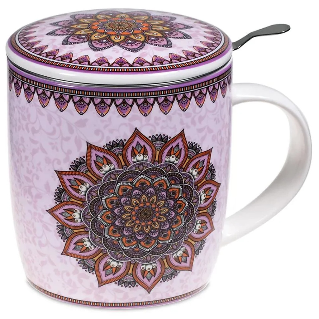 ITasse à thé infuseur Mandala violet |  ±400 ml