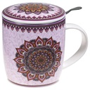ITasse à thé infuseur Mandala violet |  ±400 ml