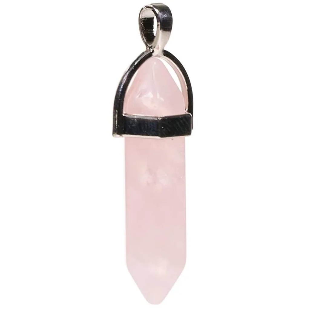 Pendentif Quartz Rose | 4 cm