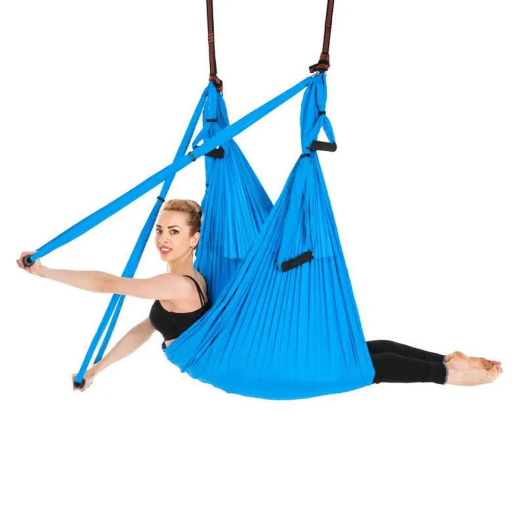 Yoga swing bleu -- 250x150 cm