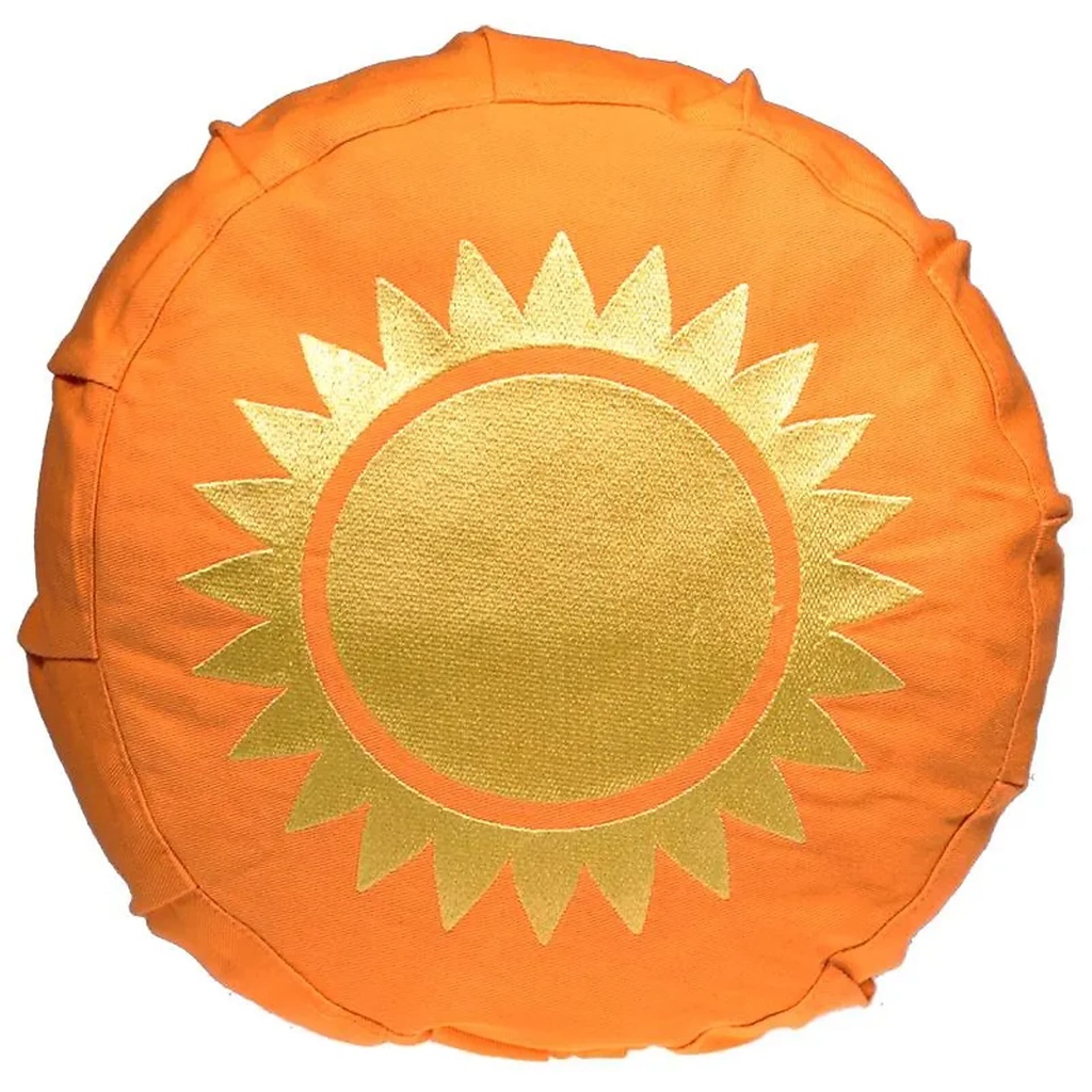 [8719497611782] Coussin de méditation Soleil pour enfant coton BIO (OCS) | 25x10 cm; ±1000 g