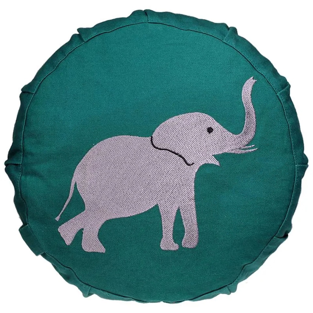 Coussin de méditation éléphant pour enfant coton BIO (OCS) | 850g;25x10cm