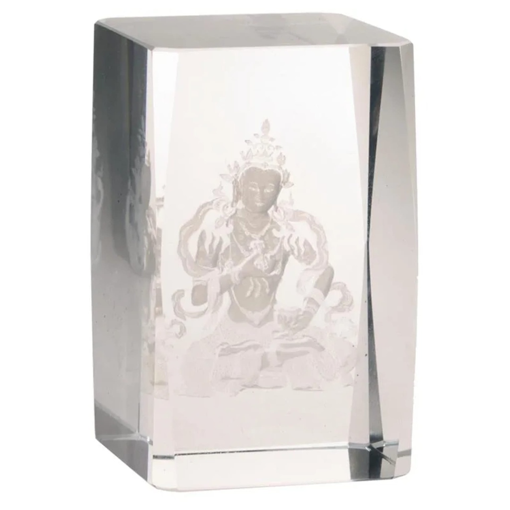 Cristal Hologramme de Bouddha Vajrasattva - AA -- 8x5x5 cm