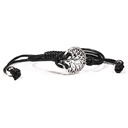 Bracelet Arbre de Vie noir ajustable | ±5.5-8.5 cm