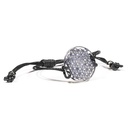 Bracelet Fleur de Vie noir ajustable | ±5.5-8.5cm