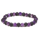 Bracelet lave / améthyste | ±0.6cm