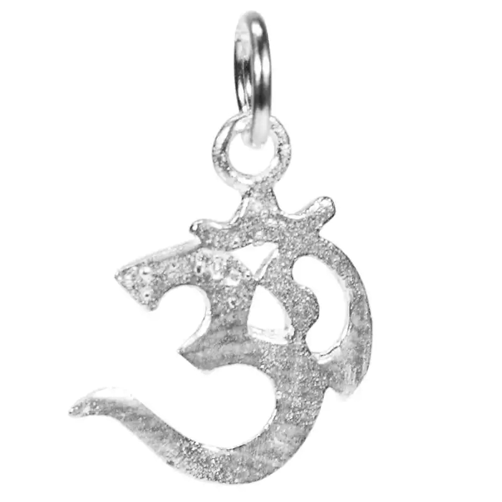 Pendentif Om argent 925 | 0.8 g; 1.1 cm