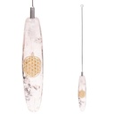 Bio-tensor Cristal de roche et fleur de vie | 32 cm