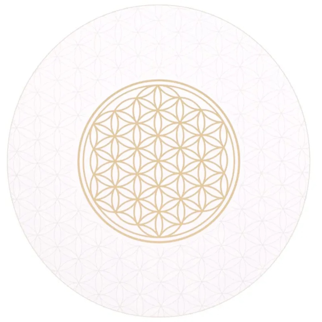 [8719497613113] Sous verres Fleur de Vie ensemble de 6 |150g