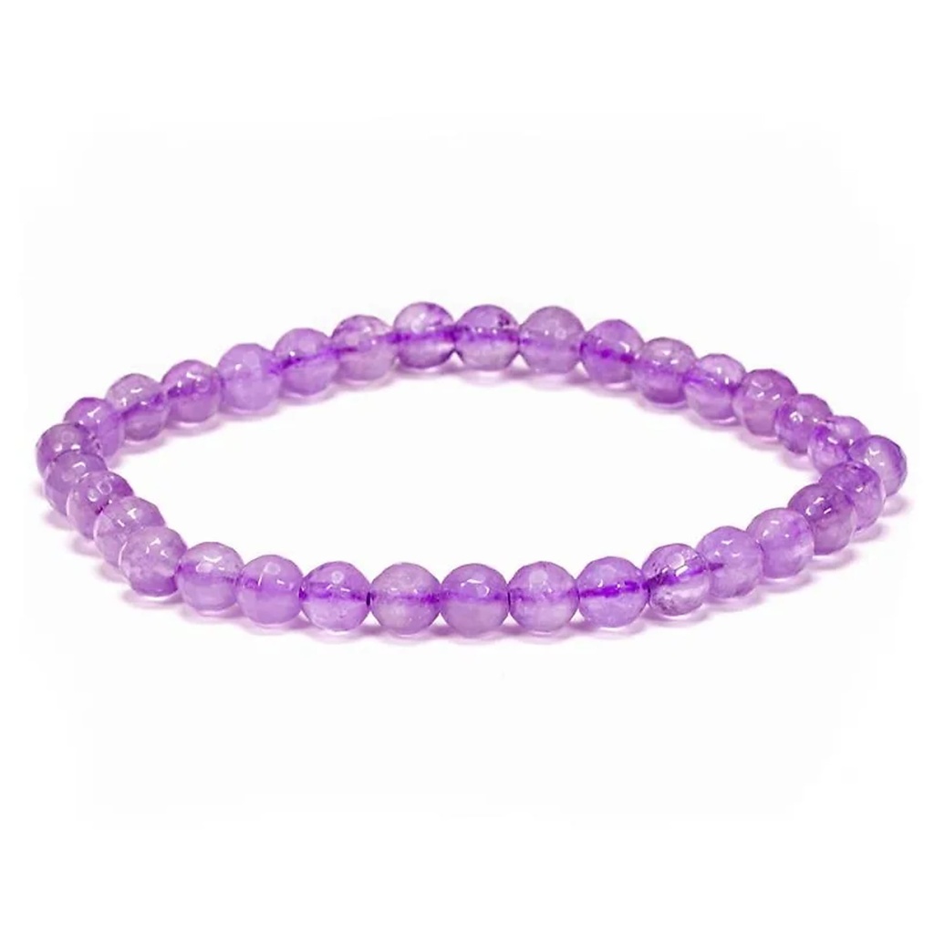 Bracelet améthyste coupe à facette | ±0.6cm