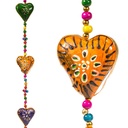 Guirlande de coeurs - plastique | 90 cm