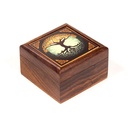 Boîte à bijoux arbre de vie | 6.5x6.5x3.5 cm