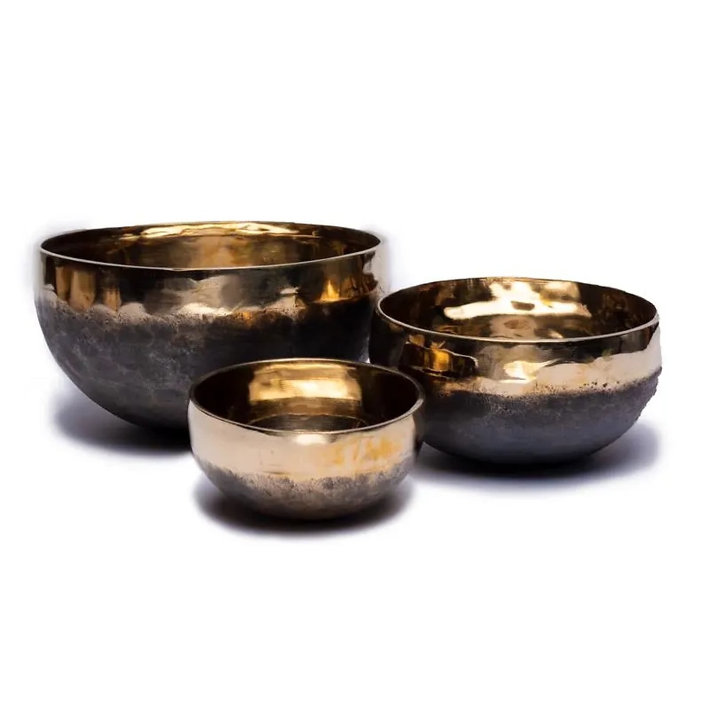 Bol Tibétain Ishana noir et or | 5400-5600 g; 38 cm