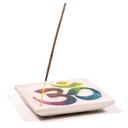 Brûleur d'encens en grès om | 10x10cm