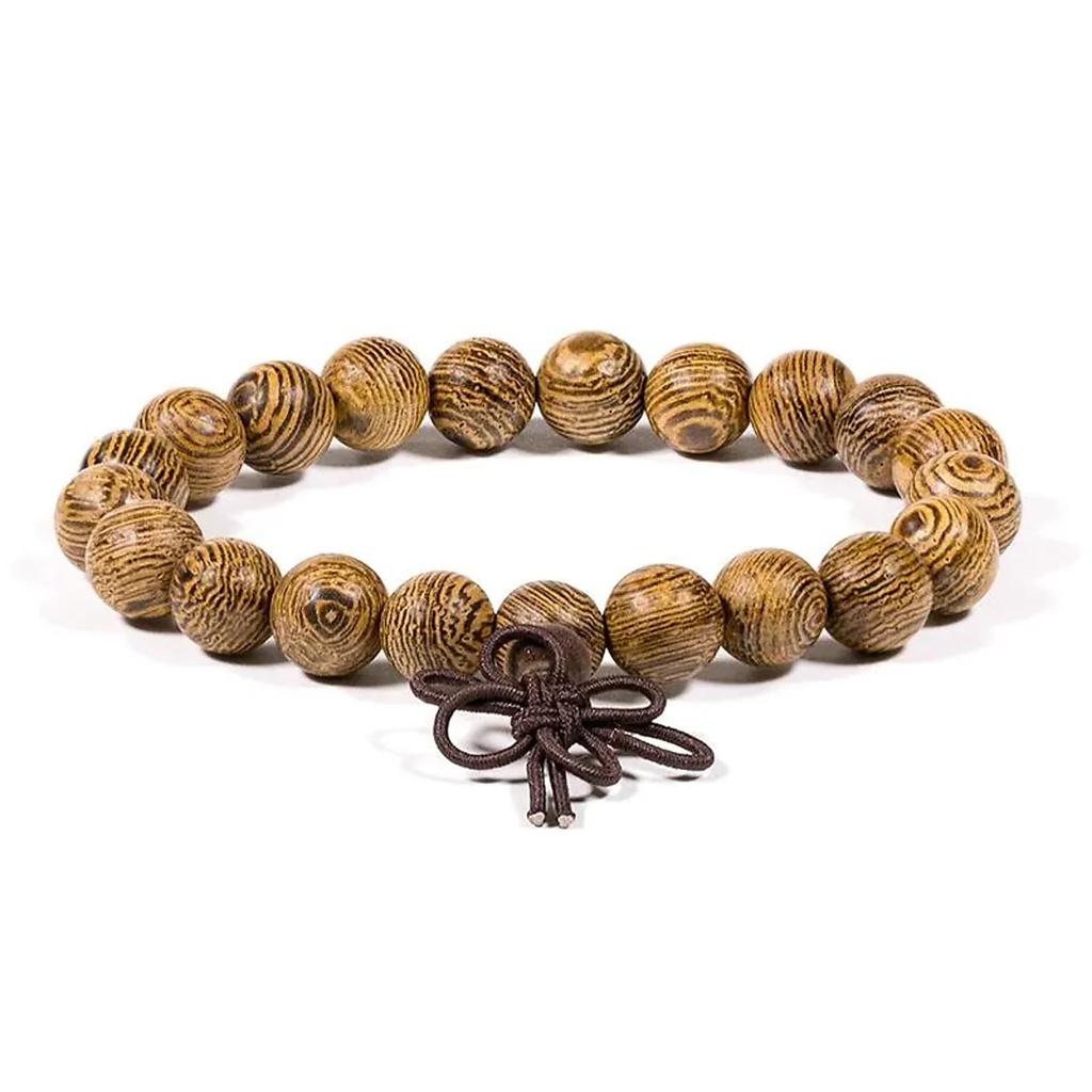 Mala bracelet bois wengé élastique | 0.8 cm