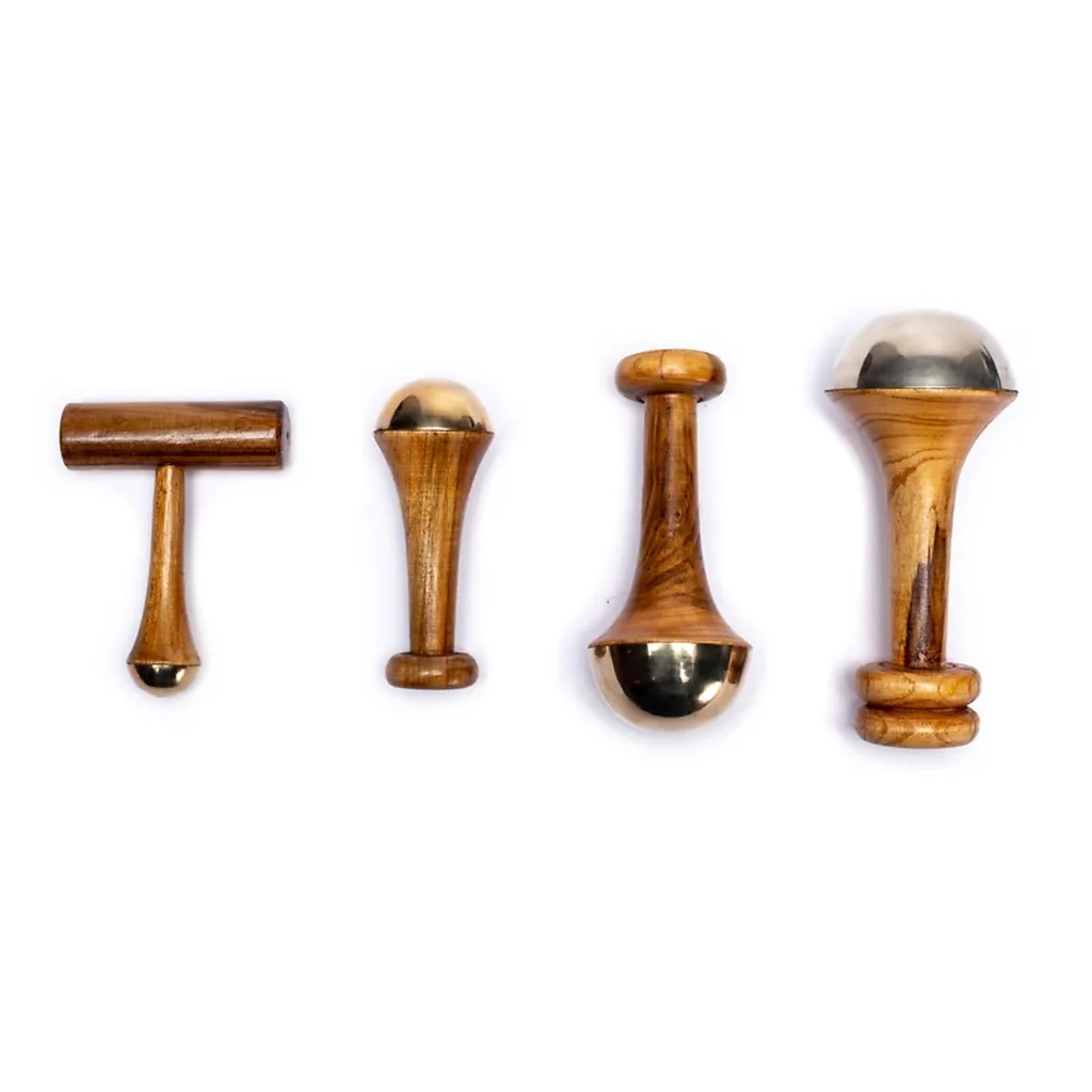 Kansa Wands Set de massage Ayurvédique | 822g