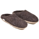 Mules de laine pointure 43/44mélange marron |290g