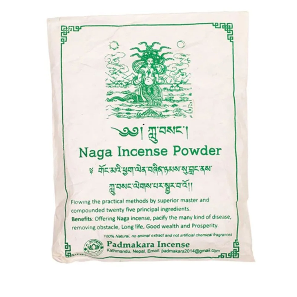 Poudre d'encens tibétain Naga -- 100-120 g
