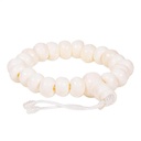 Mala/ bracelet en os naturel 21 perles réglable | 0.8 cm