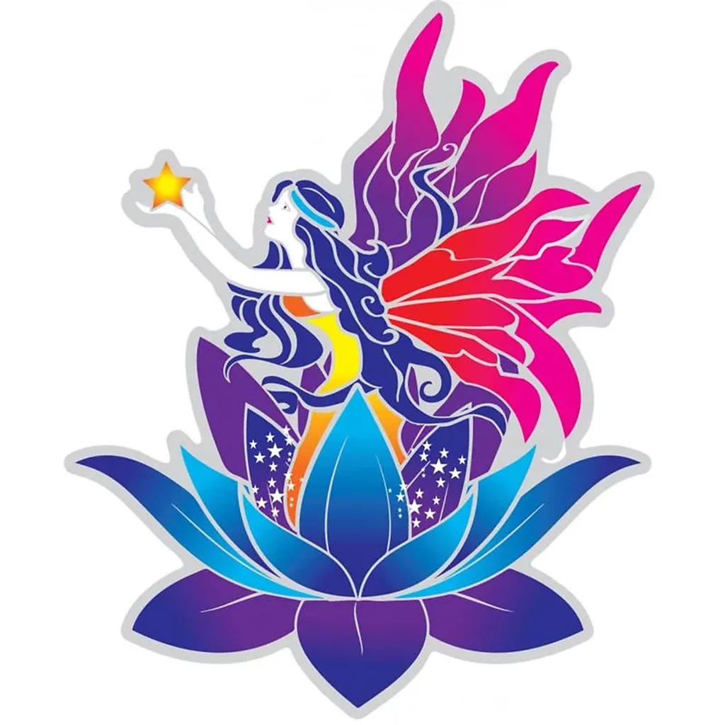 Adhésif fenêtre Fée des fleurs | 14 cm