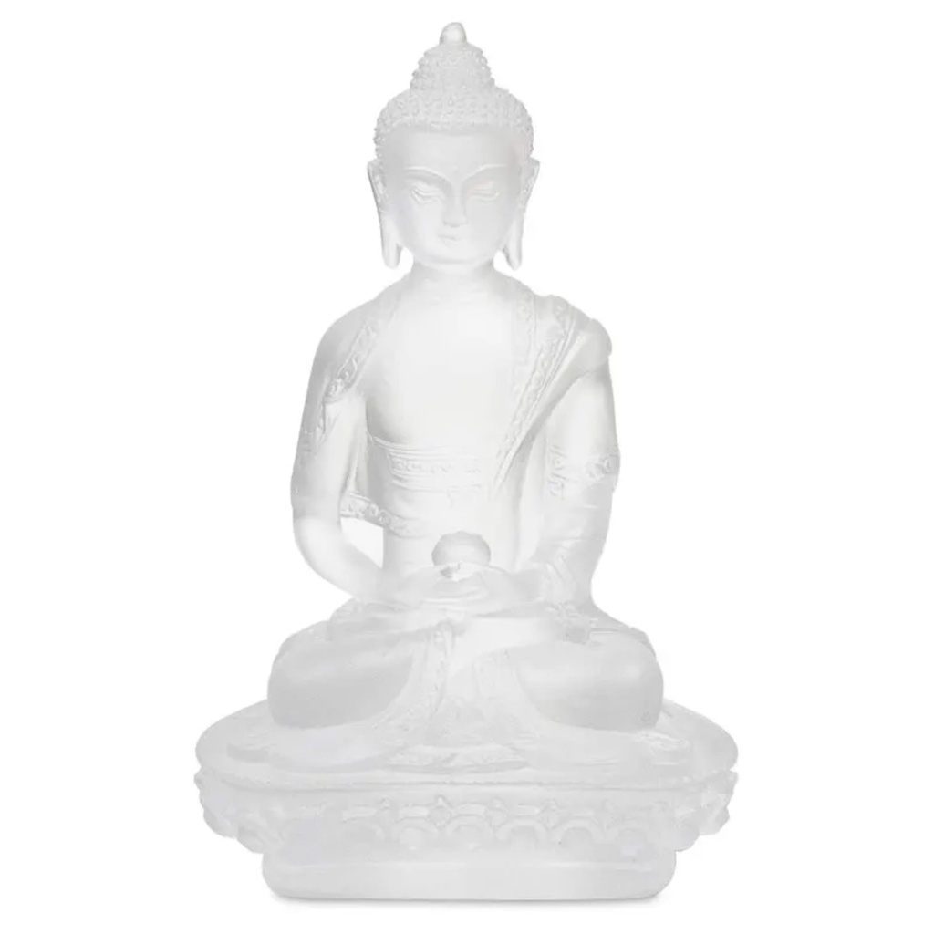 Bouddha Amithaba transparent blanc
