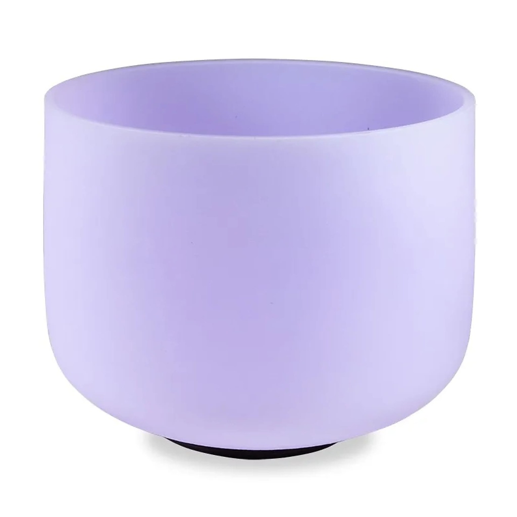 Bol chantant en cristal améthyste Do 432 Hz | 20 cm