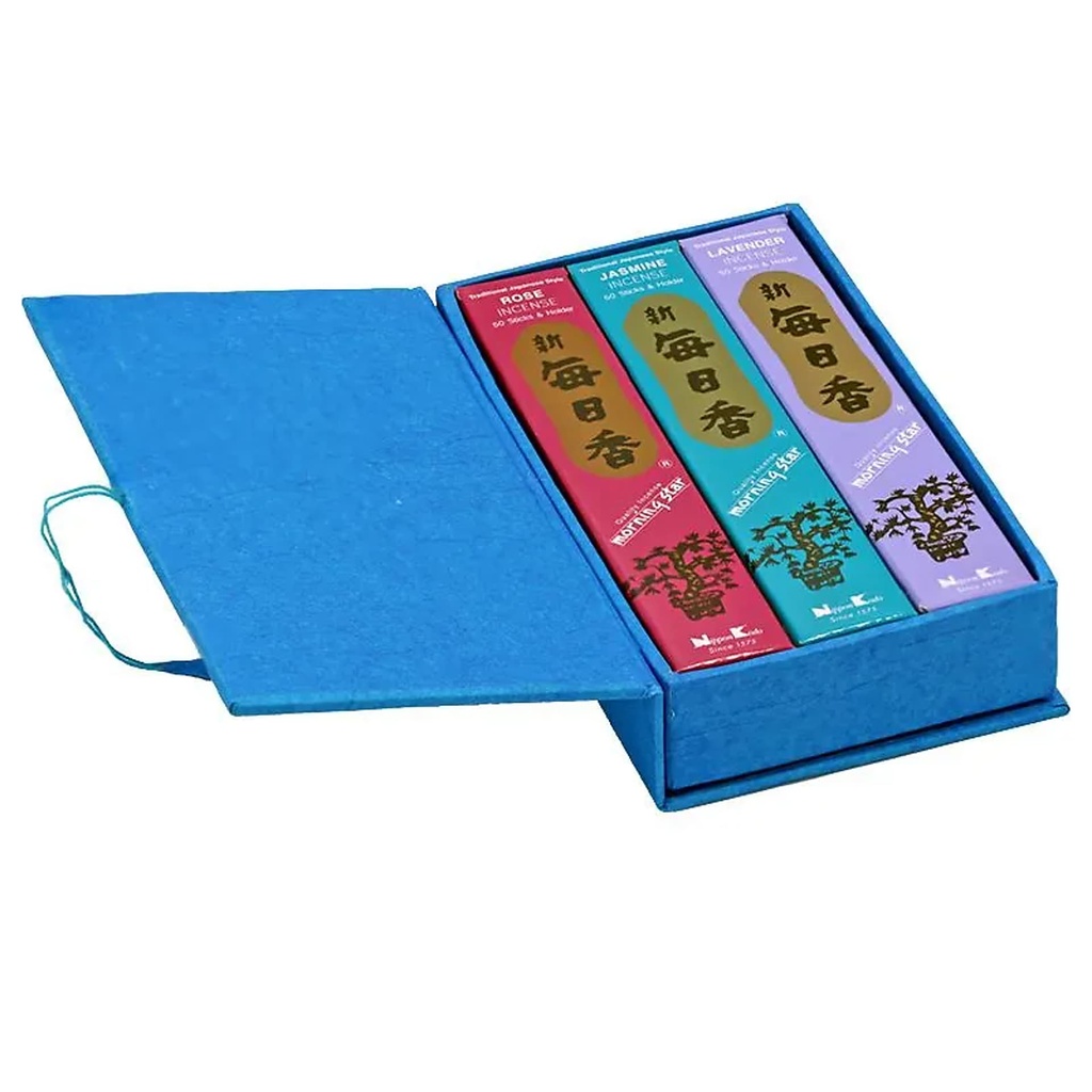 Morning Star coffret cadeau Jasmin/ Rose /Lavande | 20 g