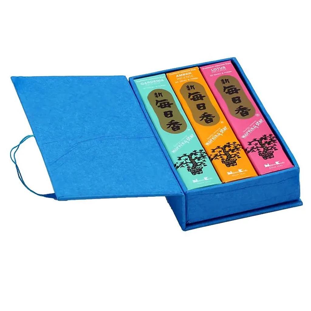 Morningstar coffret cadeau Gardénia /Lotus /Ambre | 20 g