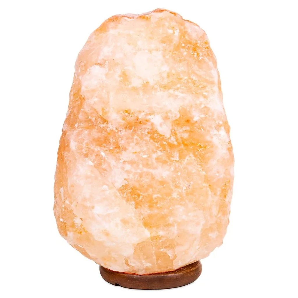 Lampe en cristal de sel +câble à prise et LED | 5500-10000g