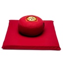 SET de méditation 1er Chakra rouge | 65x65x5 cm