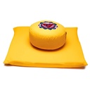 SET de méditation 3è Chakra jaune | 65x65x5 cm