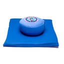 SET de méditation 5è Chakra bleu | 65x65x5 cm