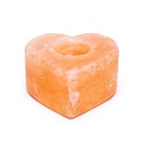 Bougeoir en cristal de sel coeur | 800g