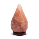 Lampe en cristal de sel forme de goutte + câble/LED | 2000g