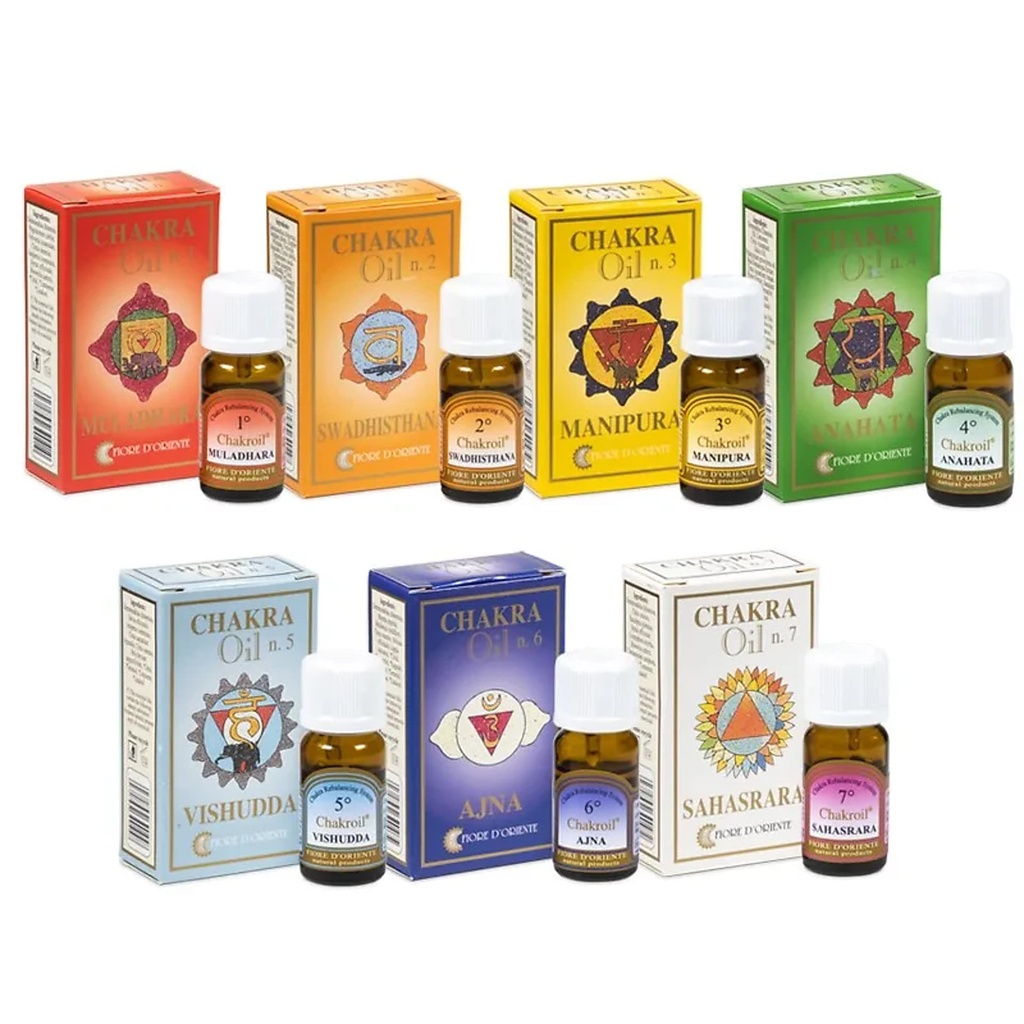 Set de 7 huiles essentielles des chakra | 10ml