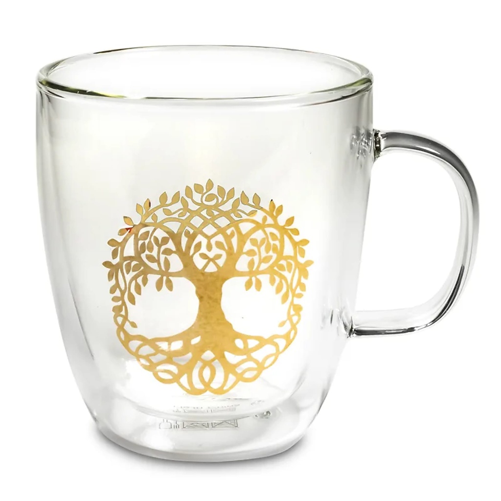 Verre à thé double paroi Arbre de Vie | 400 ml