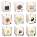 SET de 9 bougies à la cire de colza - 9x260 g
