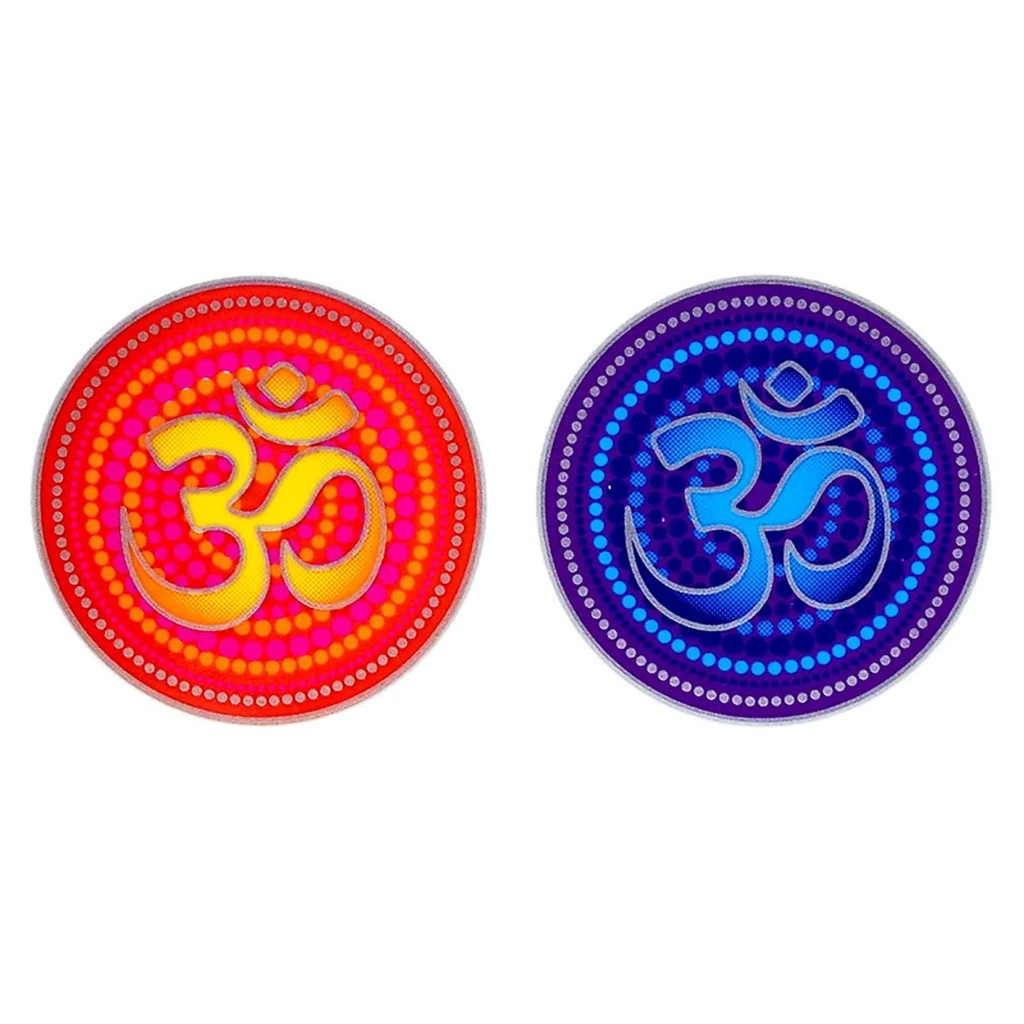 Adhésif fenêtre Cosmic Om | 6 cm