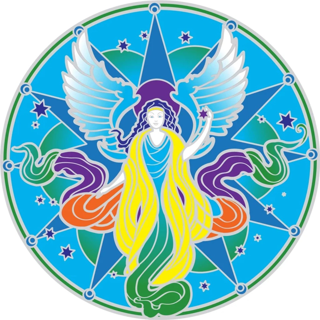 Adhésif fenêtre Sunseal Guiding Angel -- 14 cm
