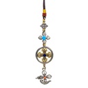 Pendentif de protection double dorje kartika | 20 cm; 24 g