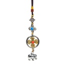 Pendentif de protection double dorje éléphant | 20 cm; 32g