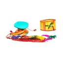 Tambour Mystic Ritual Damaru + Housse | 13x11x7 cm