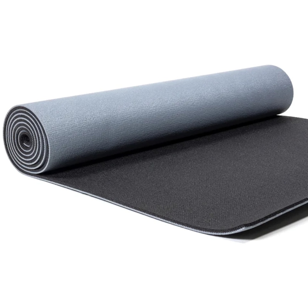 Yogi & Yogini Tapis de yoga en PVC Deluxe anthracite