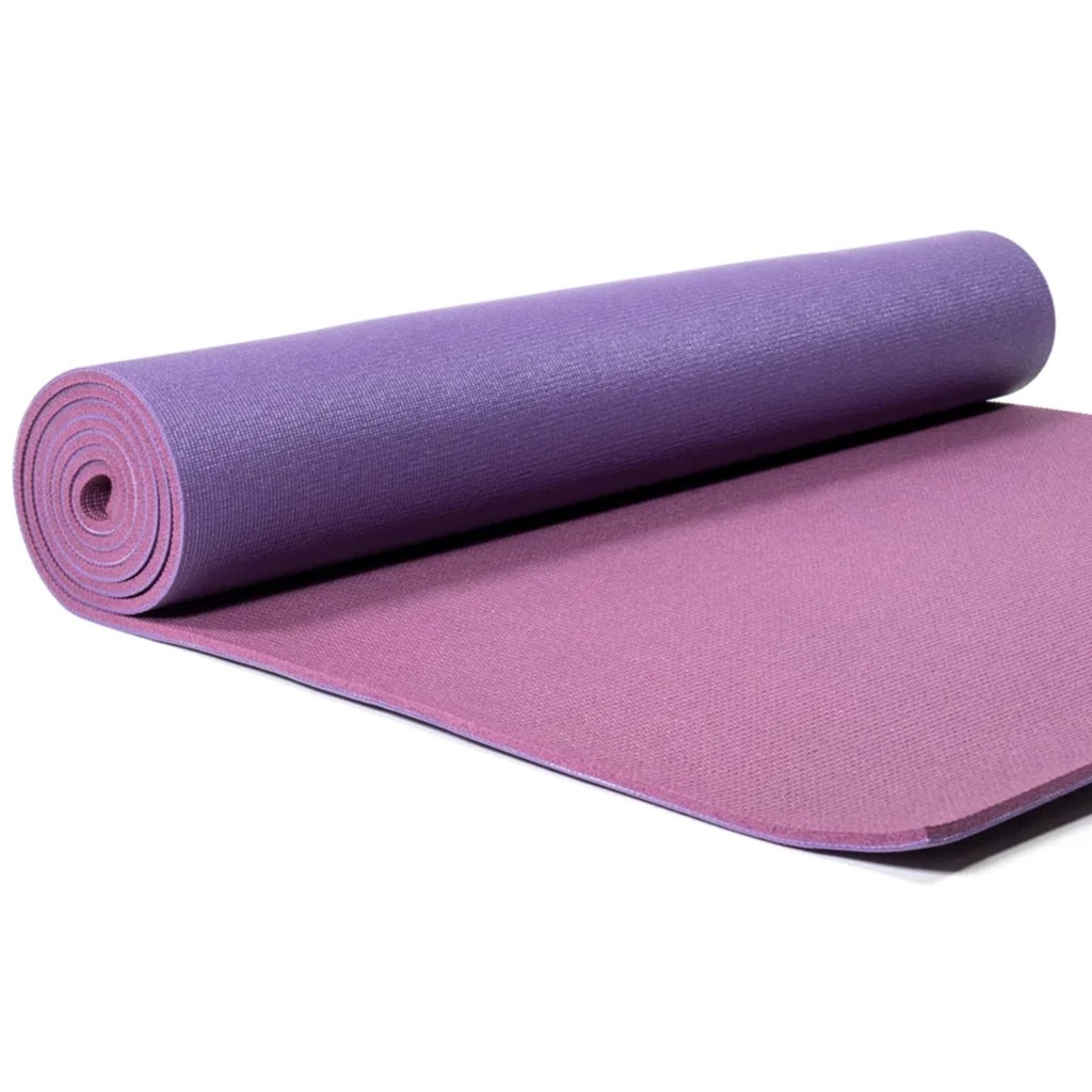 Yogi & Yogini Tapis de yoga en PVC Deluxe violet -- 60x183cm